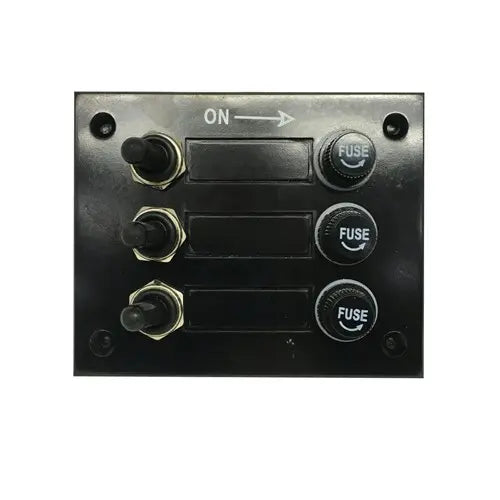 Powertech 3-Way Switch Panel with Fuses & Ingress Protection – SZ1918