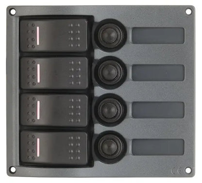 Powertech 4-Way IP66 Marine Switch Panel – SZ1906