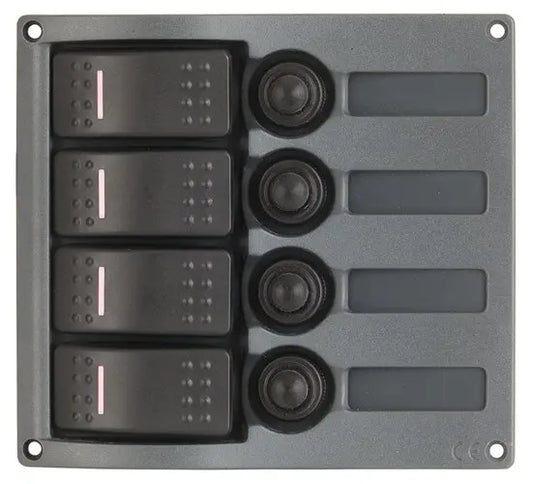Powertech 4-Way IP66 Marine Switch Panel – SZ1906