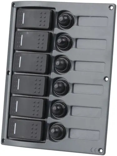 Powertech 6-Way IP66 Marine Switch Panel – SZ1907