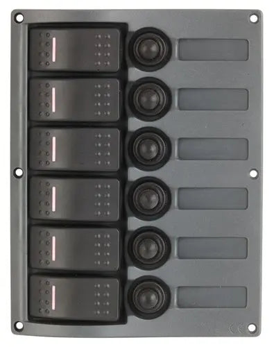 Powertech 6-Way IP66 Marine Switch Panel – SZ1907