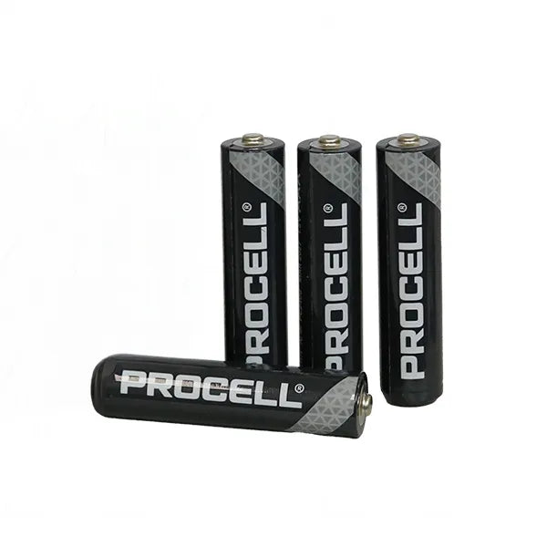 Procell AAA Alkaline Batteries - 4 Pack (1.5V Industrial Grade)