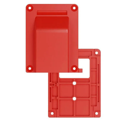 HULK 4x4 Slimline Single Surface Mount 50A Anderson Plug Housing Red