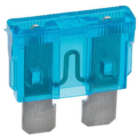 Standard Blade Fuse 15A Cyan 5 Pce