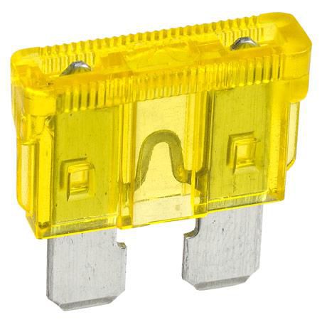 Standard Blade Fuse 20A Yellow 5 Pce