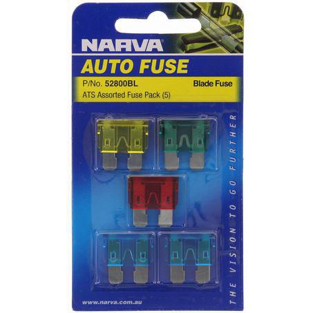 Standard Blade Fuse Assortment 5 Pce