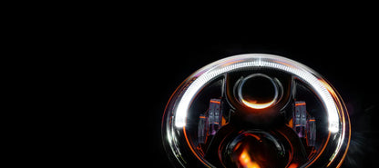 Carbon 7 Inch LED Headlight - Black (5700k)