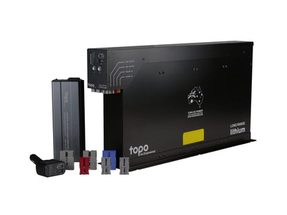 TOPO Long Range – 144AH Slimline Lithium Dual Battery System Package