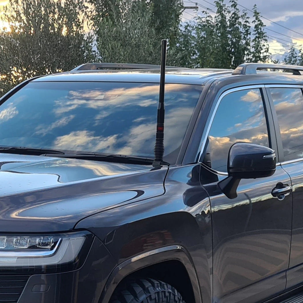 GMF Toyota LandCruiser LC300 (2021+) Bonnet Aerial UHF Antenna Bracket (013-BB)