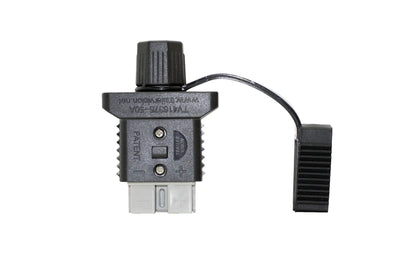 Trailer Vision 50A Connector Cover Assembly - Black with UV Rubber Cover