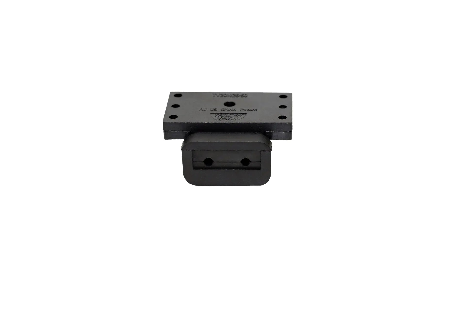 Trailer Vision Black 50 Amp Surface Mount Anderson Connector Cover with Red LED
