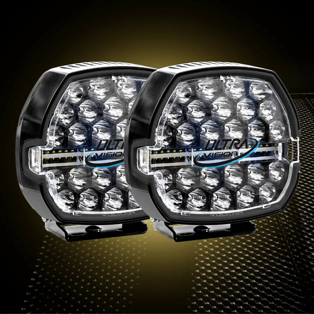 Ultra Vision Vulkan 5700K LED Driving Light Pair