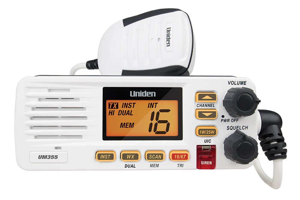 Uniden VHF Marine Radio - Compact Fixed Mount (UM355VHF)