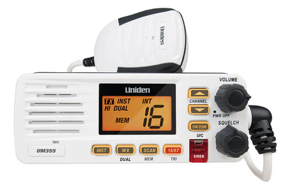 Uniden VHF Marine Radio - Compact Fixed Mount (UM355VHF)