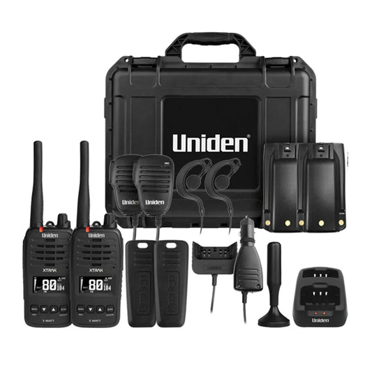 Uniden XTRAK 50-2TP 5W UHF Handheld Twin Pack