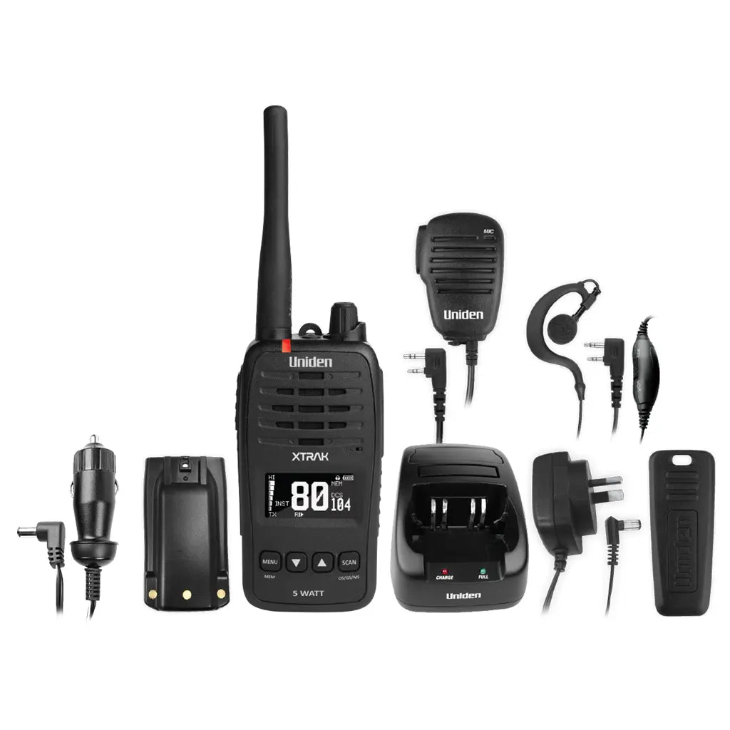 Uniden XTRAK 50 5W UHF Handheld Radio