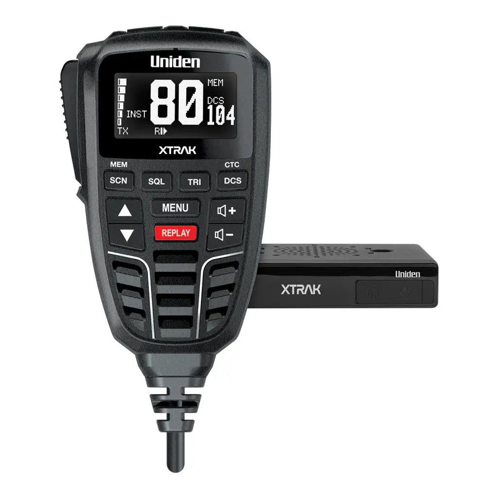 Uniden XTRAK 80 PRO 4X4 UHF Radio & ATX970S Antenna Pack