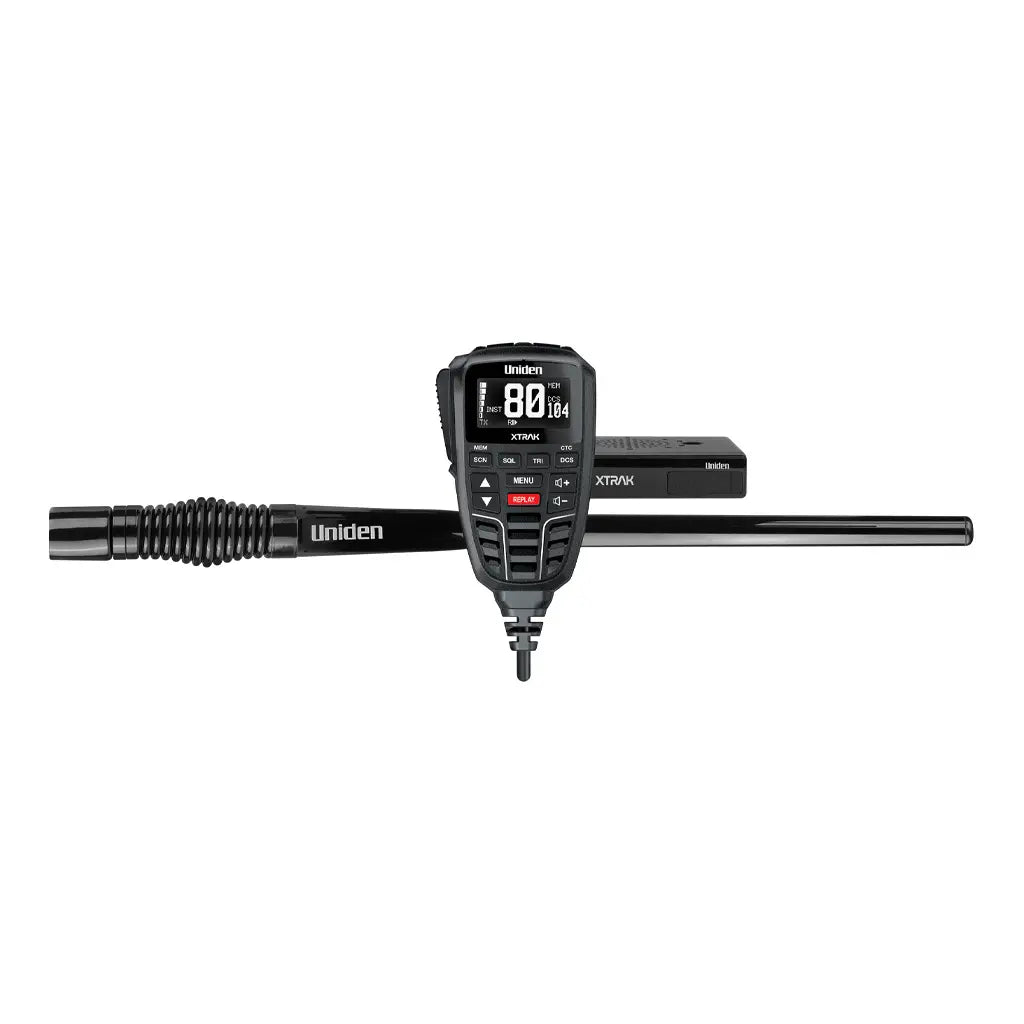 Uniden XTRAK 80 PRO 4X4 UHF Radio & ATX970S Antenna Pack