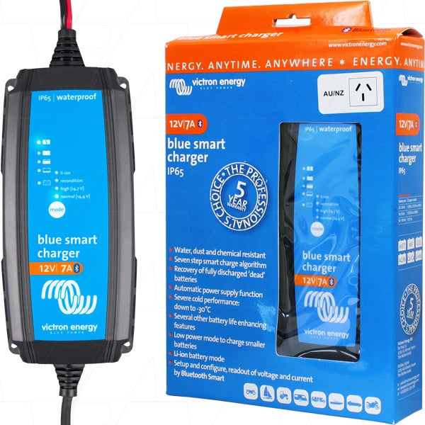Victron Energy Blue Smart IP65 Battery Charger 12V 7A (VECIP65-12/7)