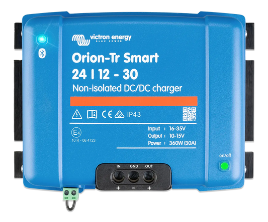 Victron Orion-Tr Smart 24V to 12V 30A DC-DC Charger Non-Isolated