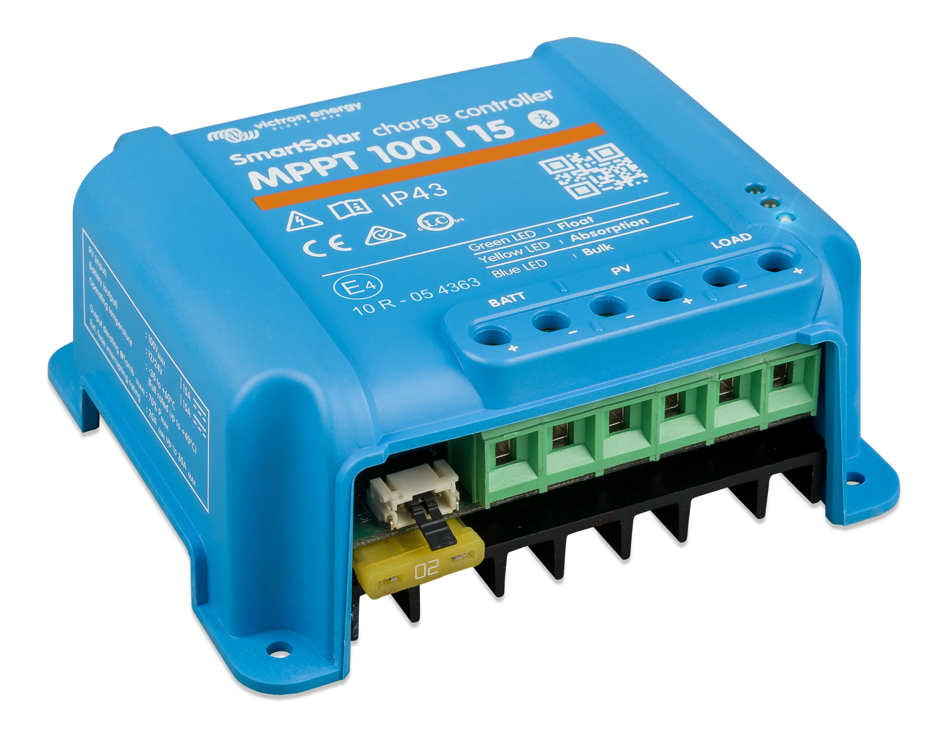 Victron SmartSolar MPPT 100/15 Solar Charge Controller - 12V/24V 15A