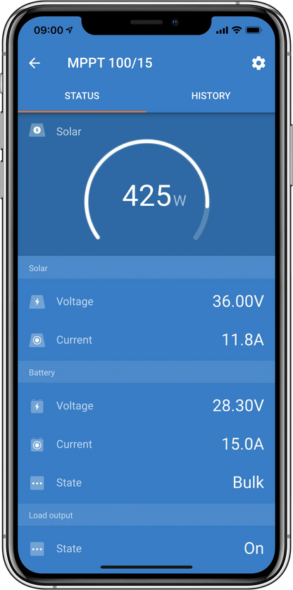 Victron SmartSolar MPPT 100/15 Solar Charge Controller - 12V/24V 15A