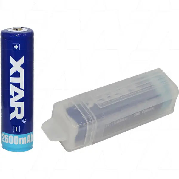 XTAR 18650 3.6V 2600mAh Li-Ion Battery - Protected (PCM)