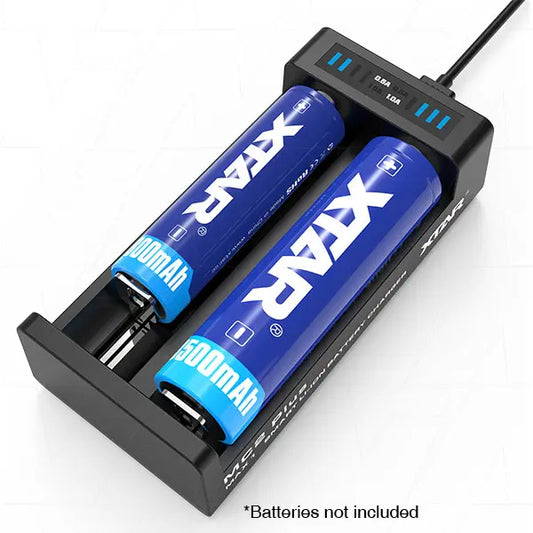 XTAR MC2 PLUS USB Lithium-Ion Battery Charger - 2 Bay