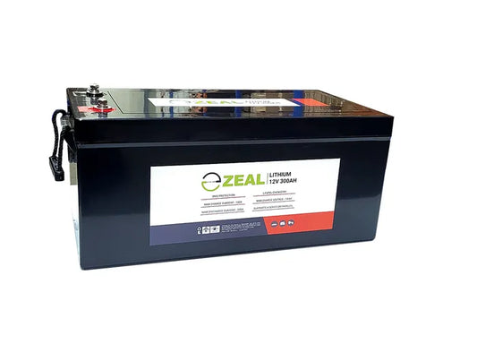 Zeal Lithium 12V 300Ah LiFePO₄ Battery - High Capacity Deep Cycle (SLZ12V300S)